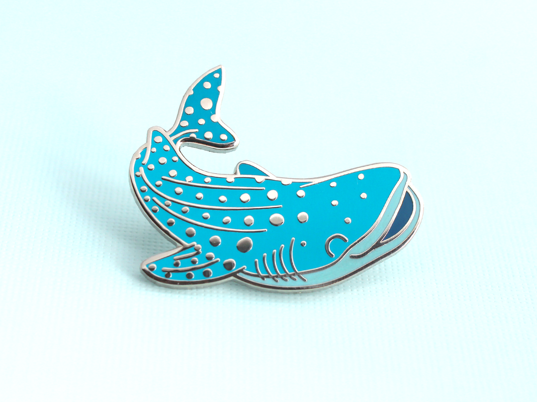 Whale Shark Pin - Oh Plesiosaur