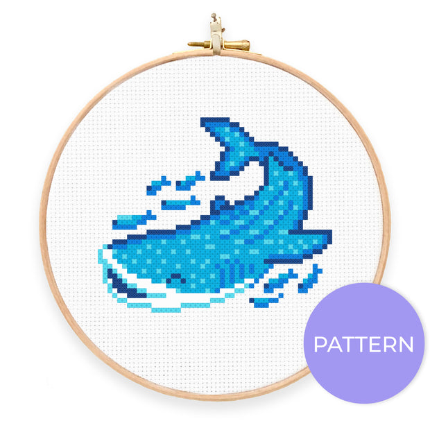 Whale Shark Cross Stitch Pattern