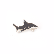 Mini Oceanic Whitetip Shark Pin - Oh Plesiosaur
